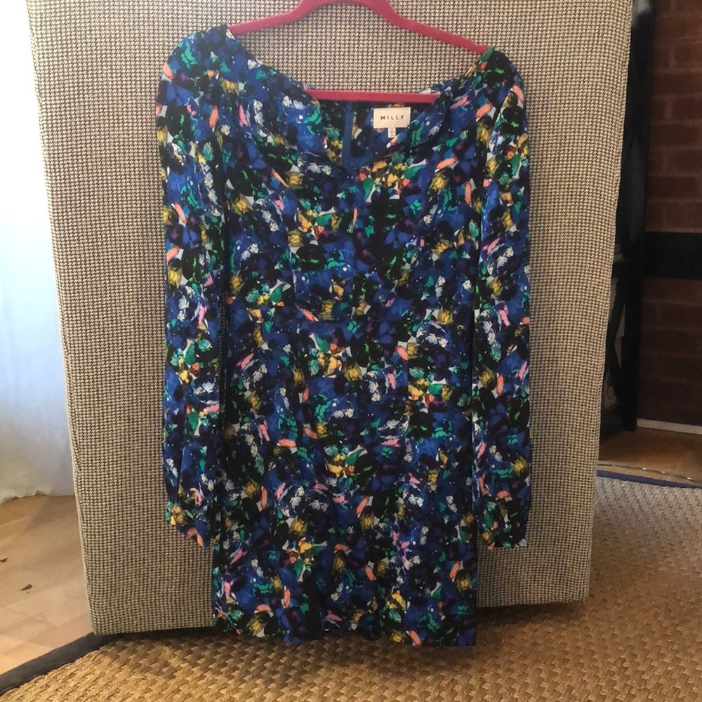 NWT Milly dress in jewel print, size 2